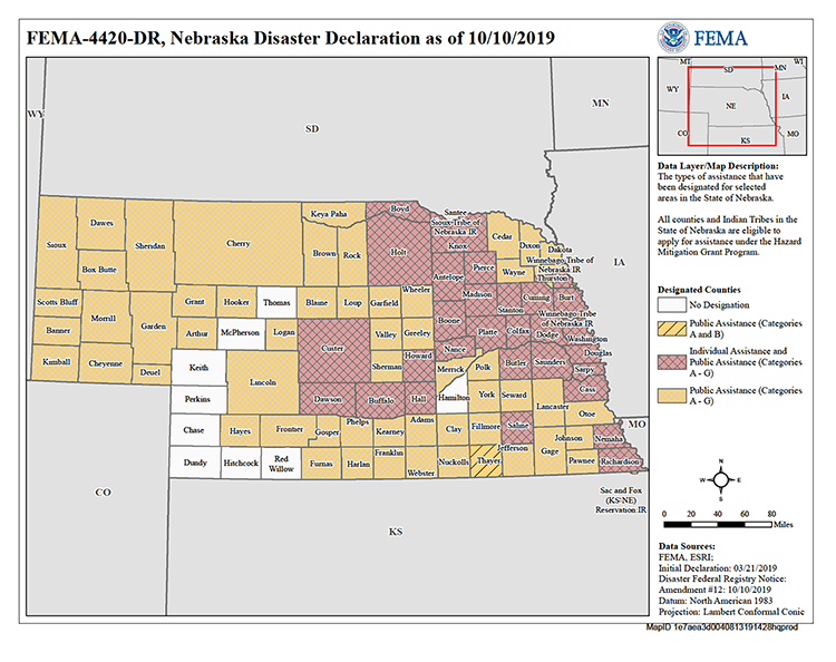 4420 Disaster Declaration Map disaster map